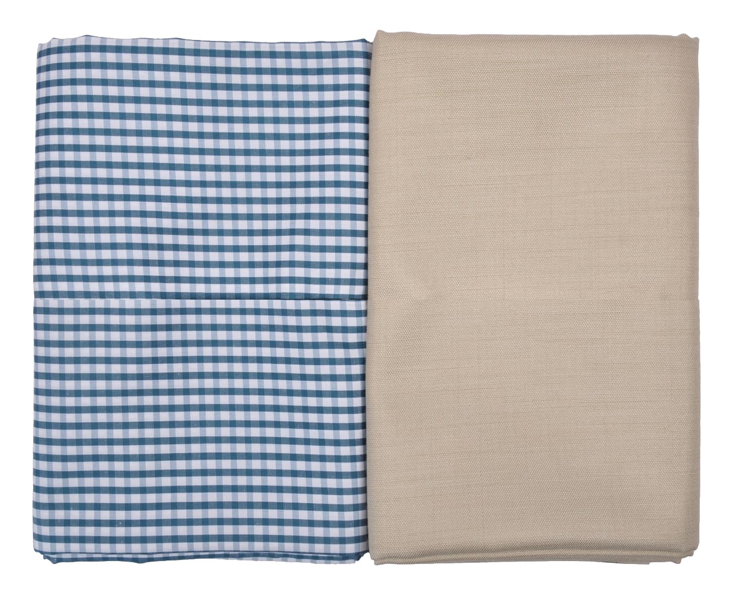 my fabric store Men's Cotton-Blend Shirt & Poly Viscose Pant Unstitched Executive Fabric Combo Set with Gift Box: Blue Check Shirt 2.2 Meters and Pant 1.2 Meters (MFS-CHK-138)-picture-28