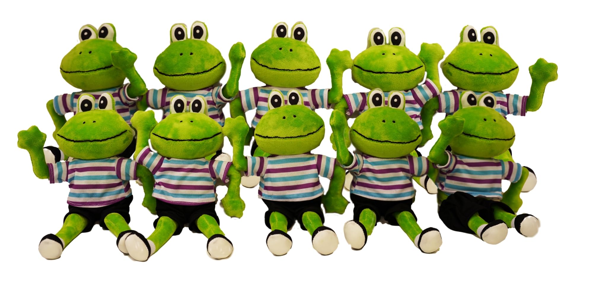Frog Street Fernando The Frog - Set of 10 Mini Plush Puppets | Classroom Storytelling Tools - Image 2