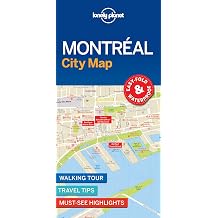 Lonely Planet Montreal City Map Durable, Waterproof, Easy-Fold Planning Map with Attractions & Walking Tours Compact City Planning Maps