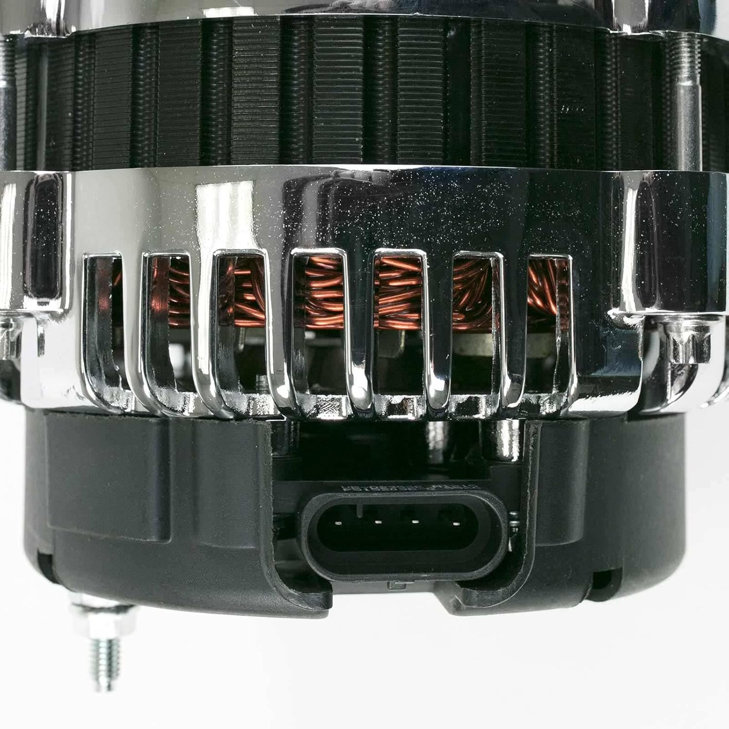 Top Street Performance High Output 220 Amp AD244 Style Alternator for GM - Chrome