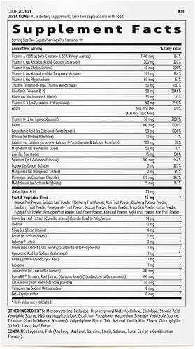 Miniatura 2 de GNC Multivitamínico Ultra Mega sin hierro para mujer  Suplemento vitamínico diario  Apoya el sistema inmunológico el cerebro el cabello la piel y