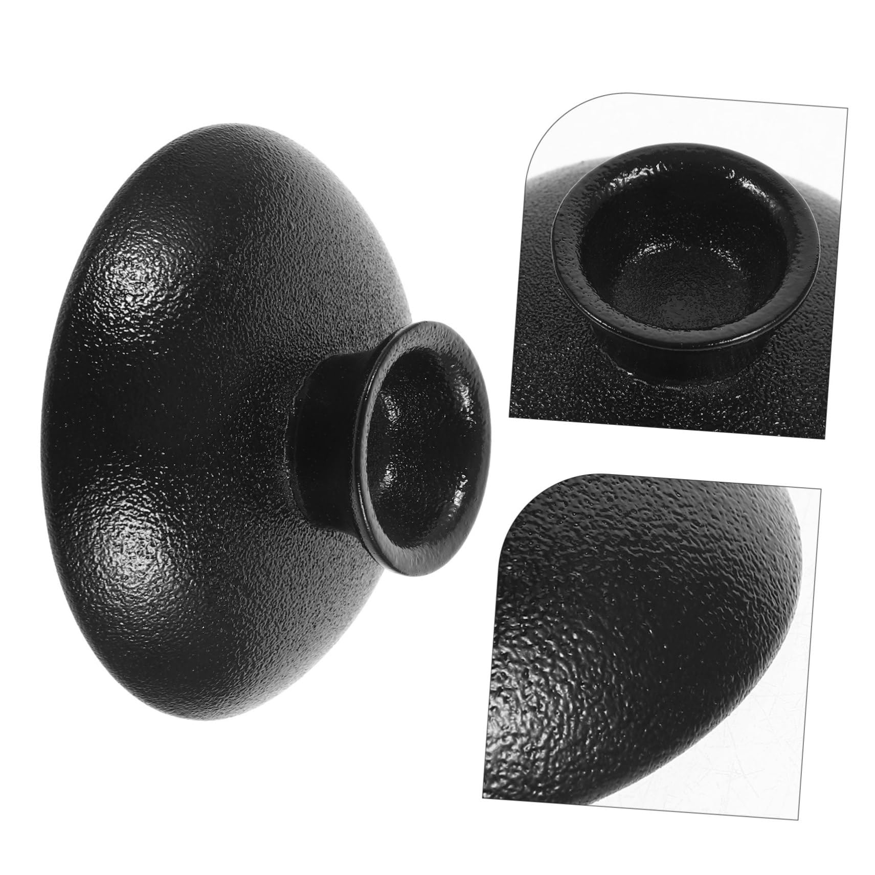 Tapa de Cerámica Negra Evita Fugas de Líquido Diseño Simple para Tetera Resistente y Versátil Adecuado para Uso en Cocina y Té
