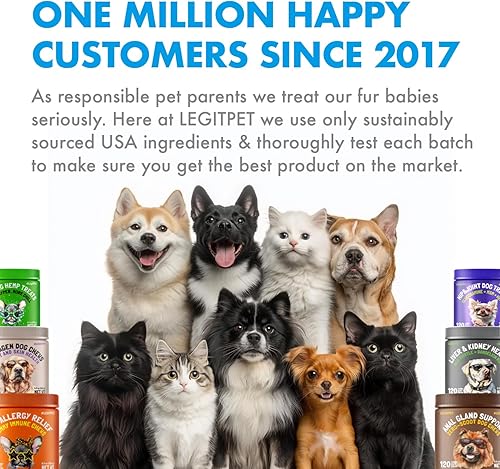 Miniatura 8 de Vitaminas para perros 30 multivitaminas masticables con glucosamina condroitina, probióticos enzimas digestivas y omegas Suplemento para la salud