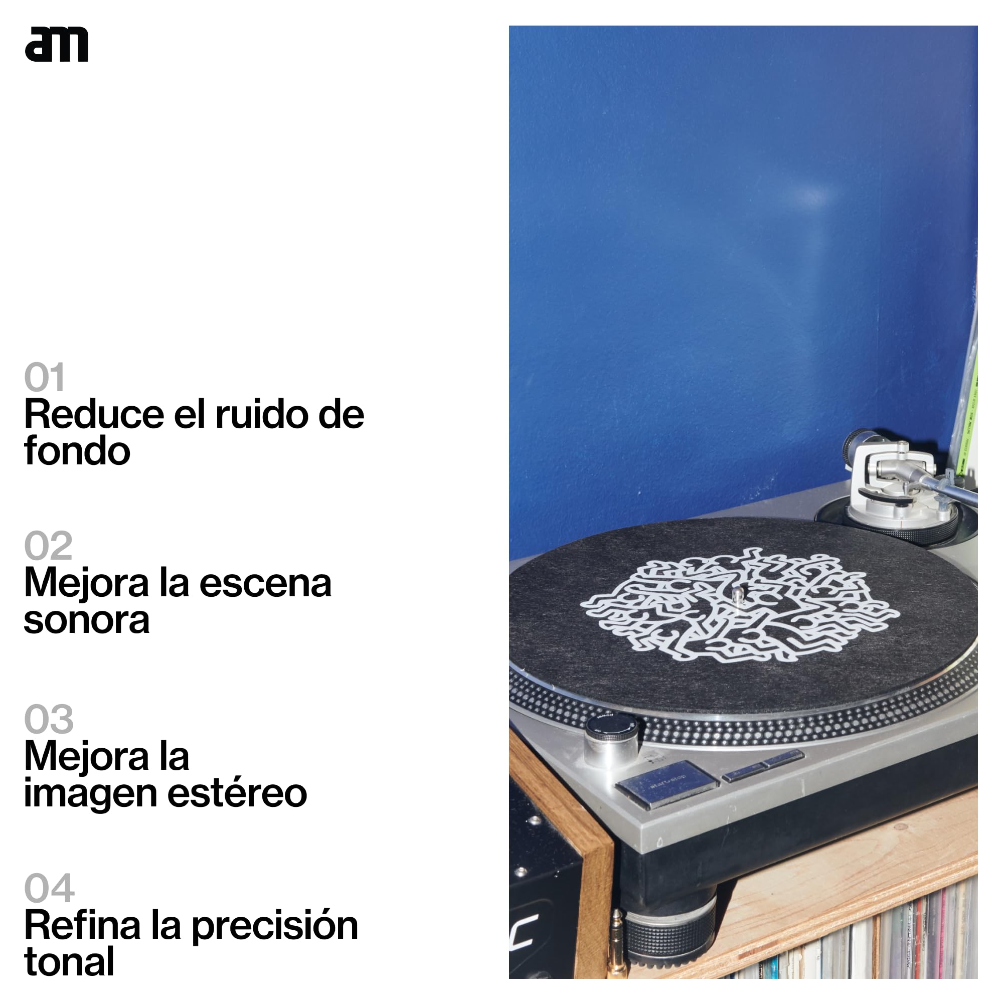 Juego de cuidado de discos de vinilo AM Clean Sound x Keith Haring – © Keith Haring Foundation Licensed by Artestar, Nueva York