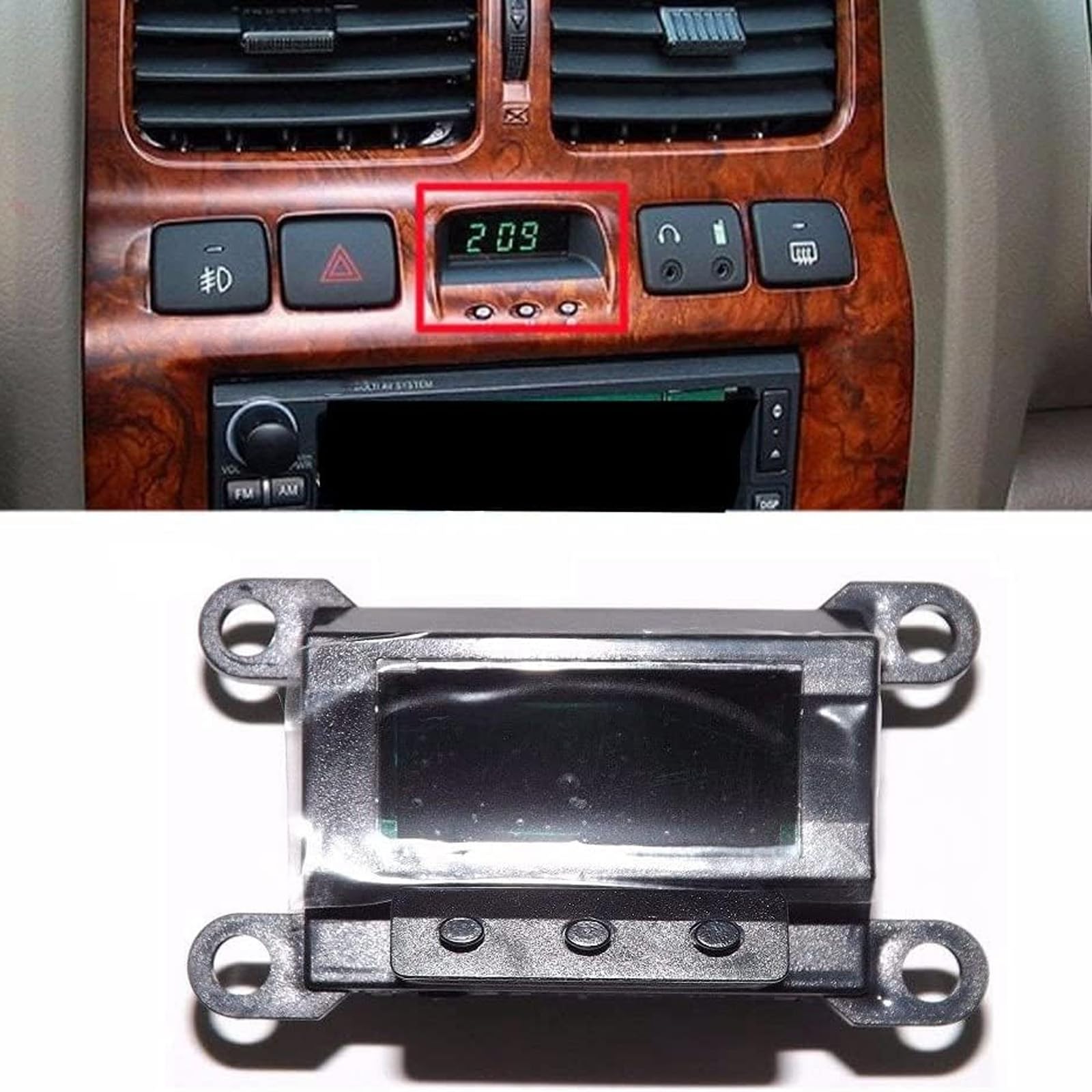 Cruscotto del veicolo Digital Time Display Interruttori 9452026500 Auto Interno Timer Digitale Parte di Ricambio per Veicoli Auto Clock Interruttori