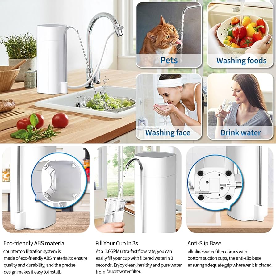 Amazon | 【2023 新モデル】逆浸透膜浄水器 置き型浄水器