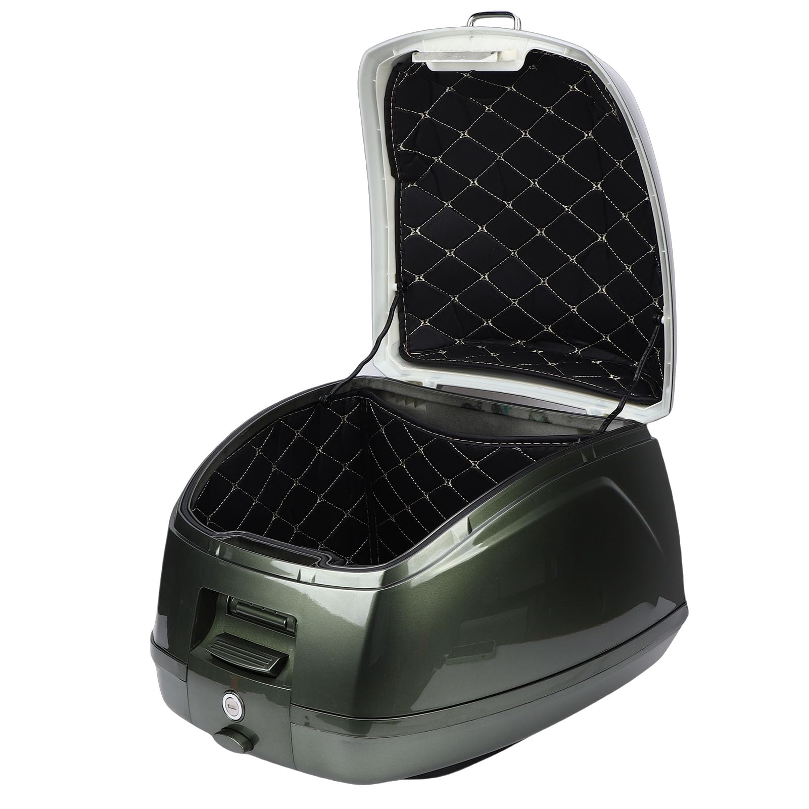 Karlak Coffre de Moto Top Case Imperméable Universel 32L Coffre de (Green)