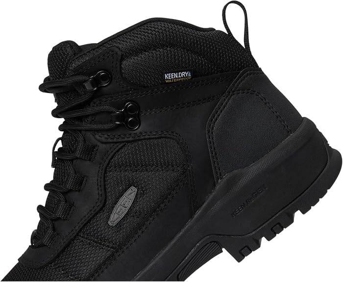 Мужские ботинки KEEN Utility Skokie Waterproof Work Boots (Soft Toe), цвет: Чёрный — фото 3