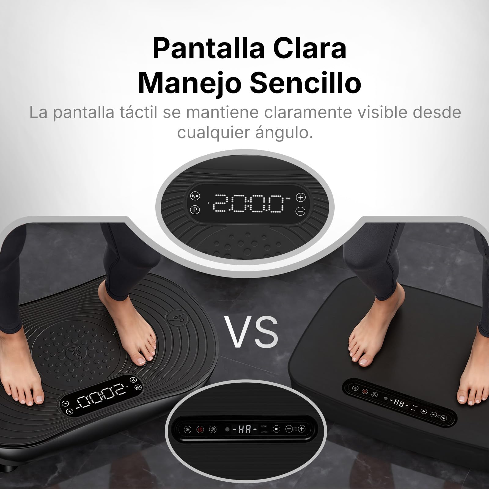 MERACH Plataforma Vibratoria para Entrenamiento Y Modelado, con 99 Niveles De Velocidad, Altavoz Bluetooth Integrado, Pantalla Táctil Led Y Cordones Elásticos