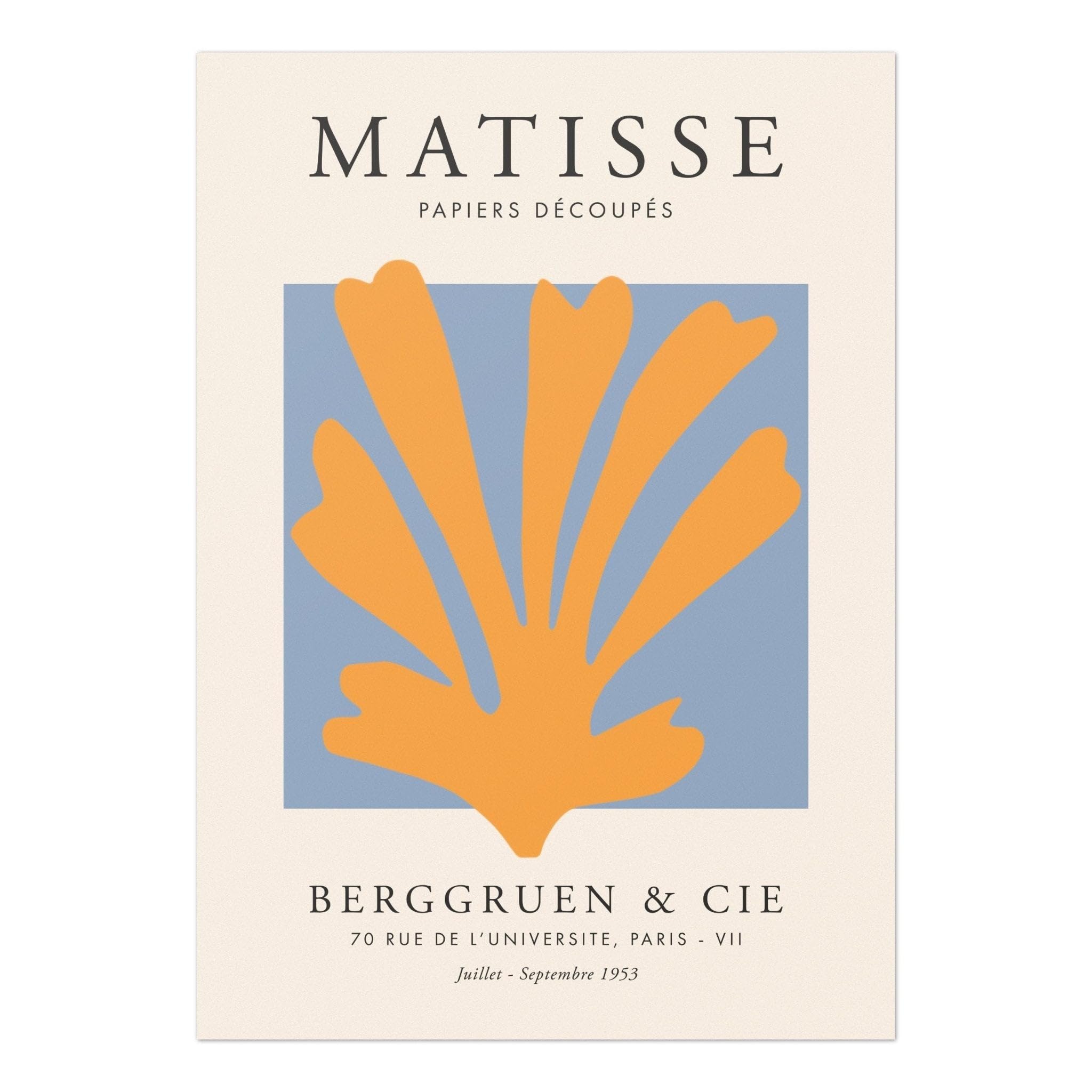Leinwand - Henri Matisse, Papier Découpés bunte Blätter