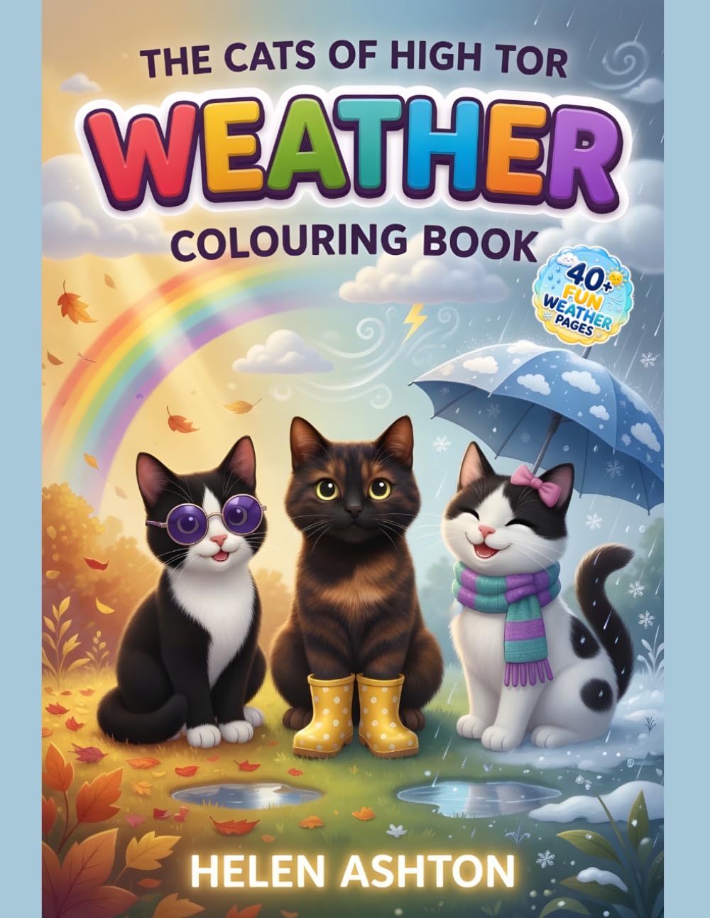 The Cats of High Tor Weather Colouring Book: Whiskers, wellies, and wonderful weather to colour! (The Cats of High Tor Colouring Collection)