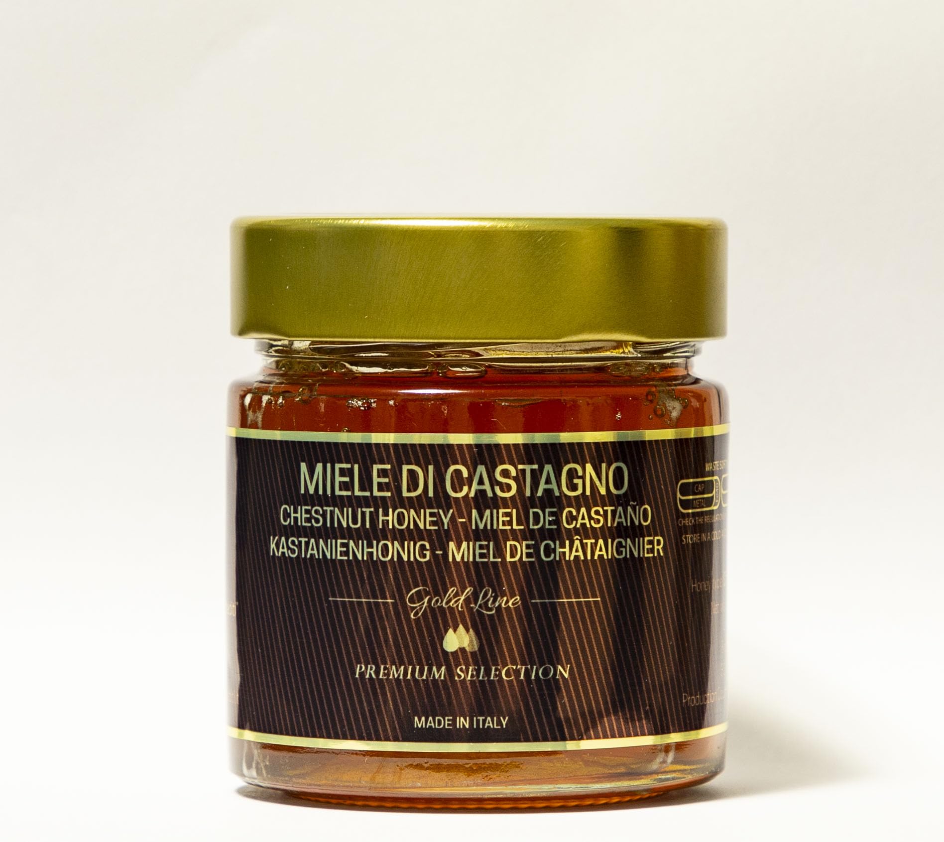 Coffret cadeau contenant trois des meilleurs miels italiens de la plus haute qualité