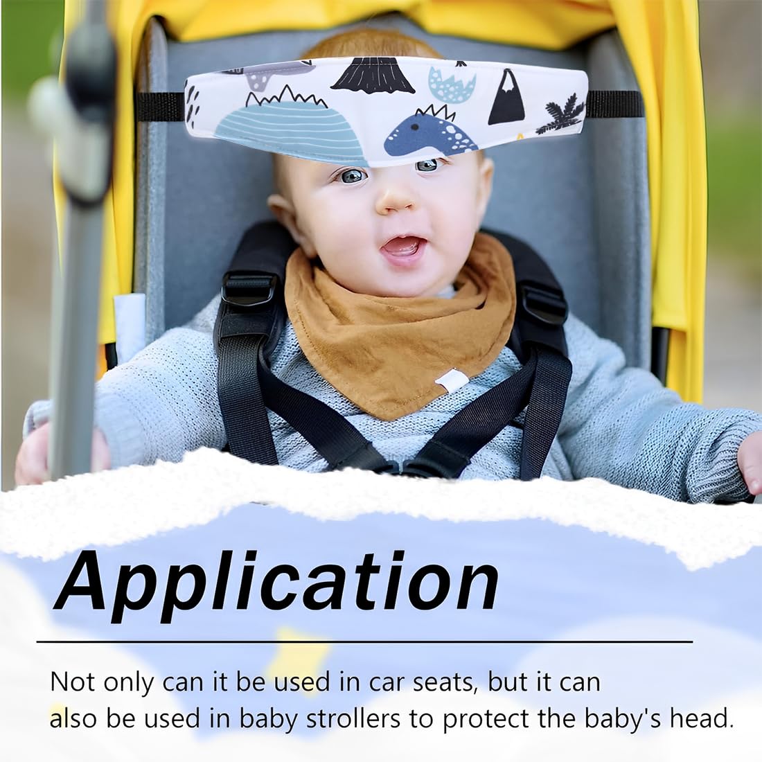 sujeta cabezas coche para niños, Diadema Accesorio para Asiento de Niño, soporte cabeza niño coche, Proporciona Seguridad a los Niños, 2 Piezas.