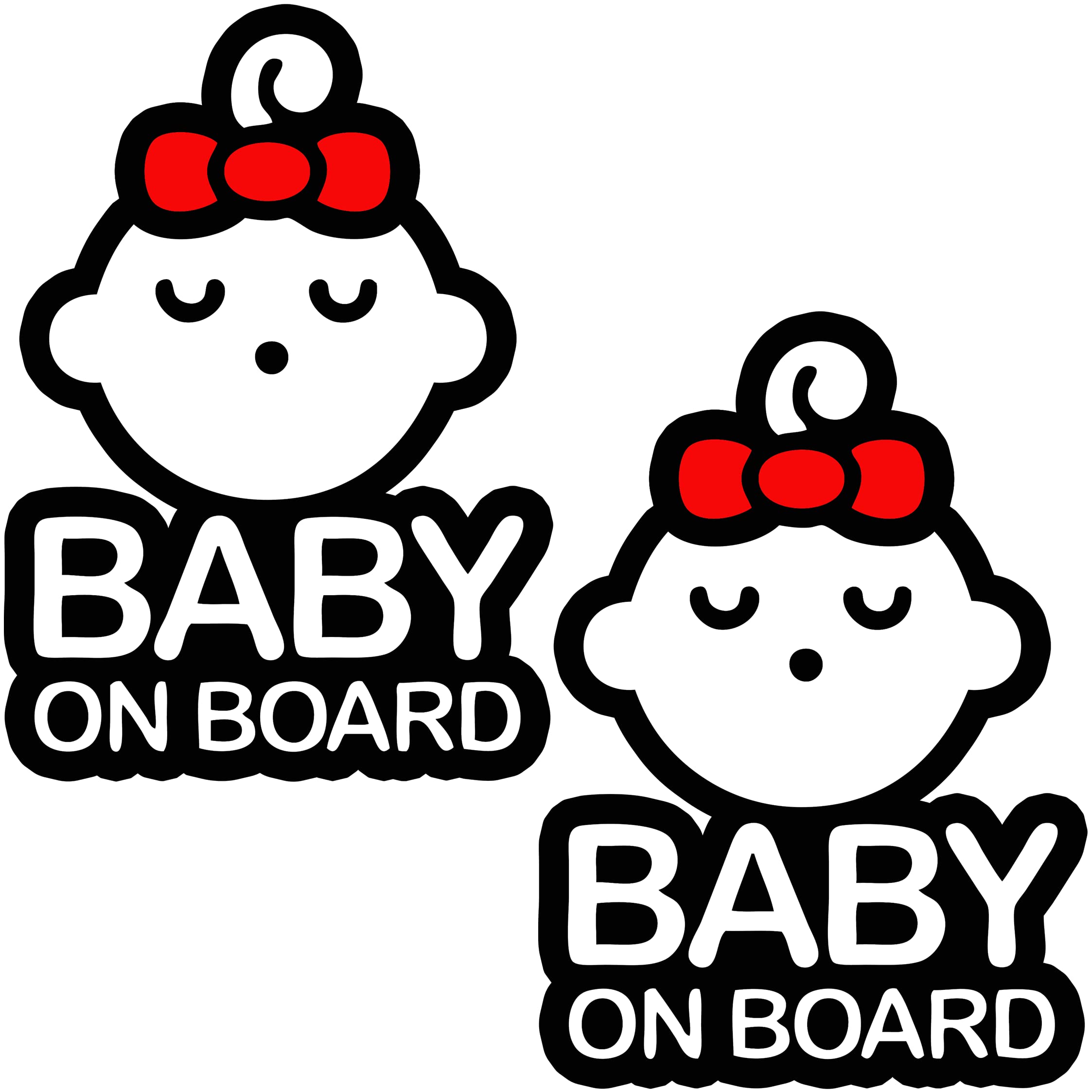 TOTOMO # ALI-020 Etiqueta adhesiva de bebé a bordo Signo de aviso de seguridad para autoventa - Seeling Baby Boy — view 8