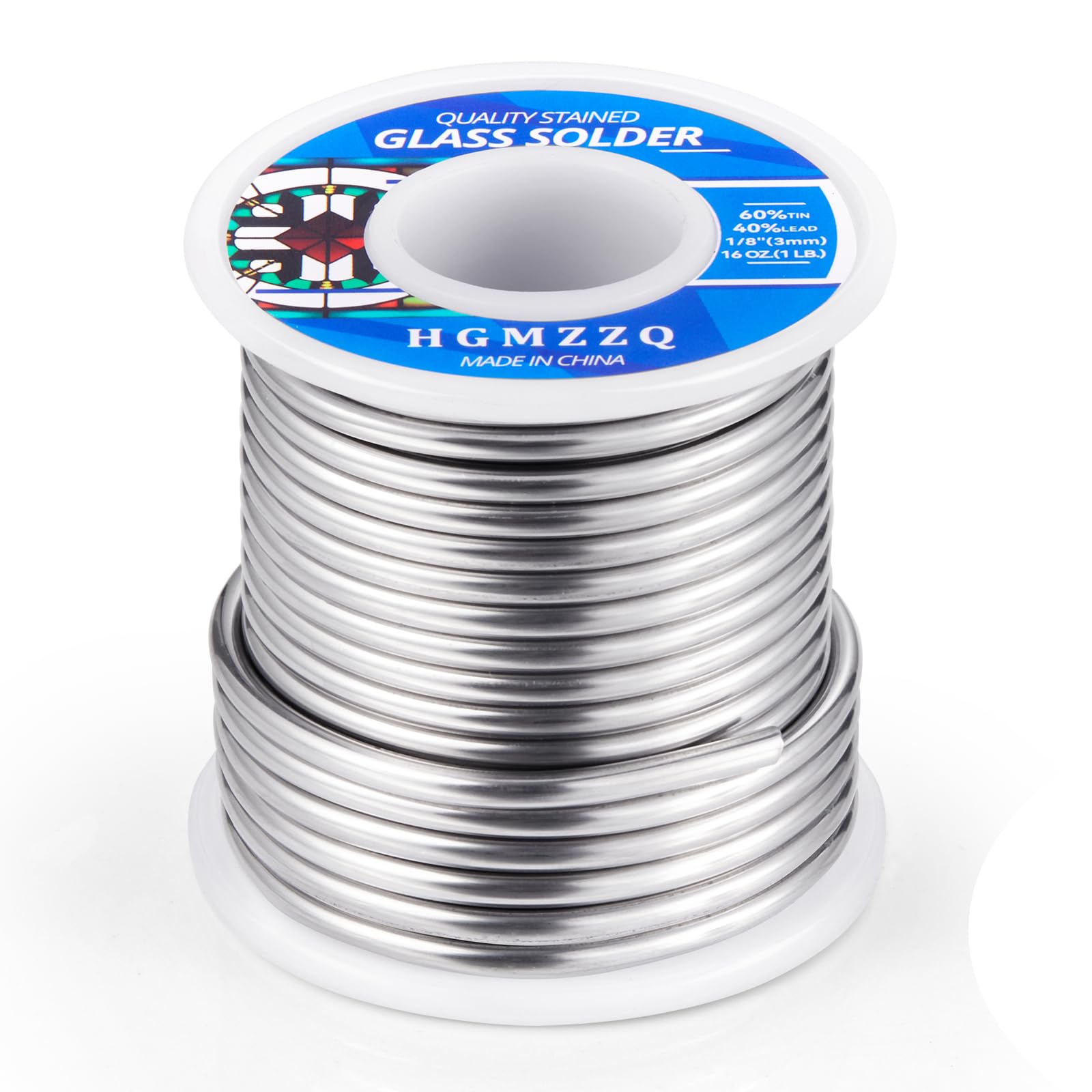 Solda 60/40 Para Vitral - 1,8kg Com 4 Carretéis - Sem Núcleo E Baixo Ponto De Fusão