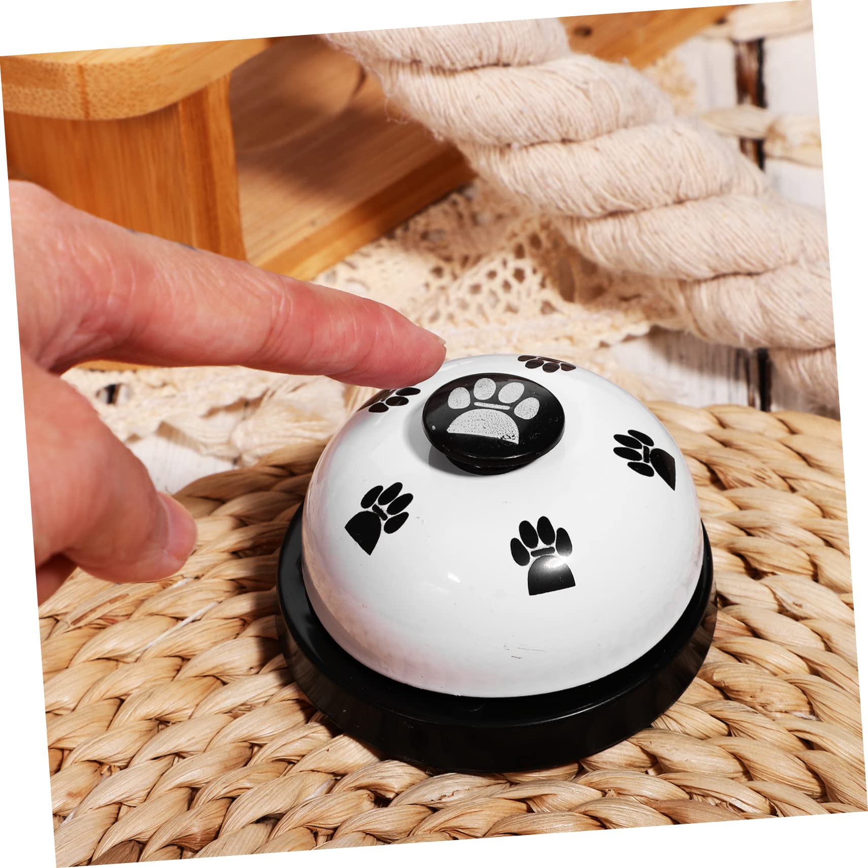 BELLIFFY 3Pcs Dog Training Bells for Potty Training Easy Use Pet Call Bells with Loud Non Skid Base for Dogs and Cats Interactive Communication Tool for Home and Outdoors