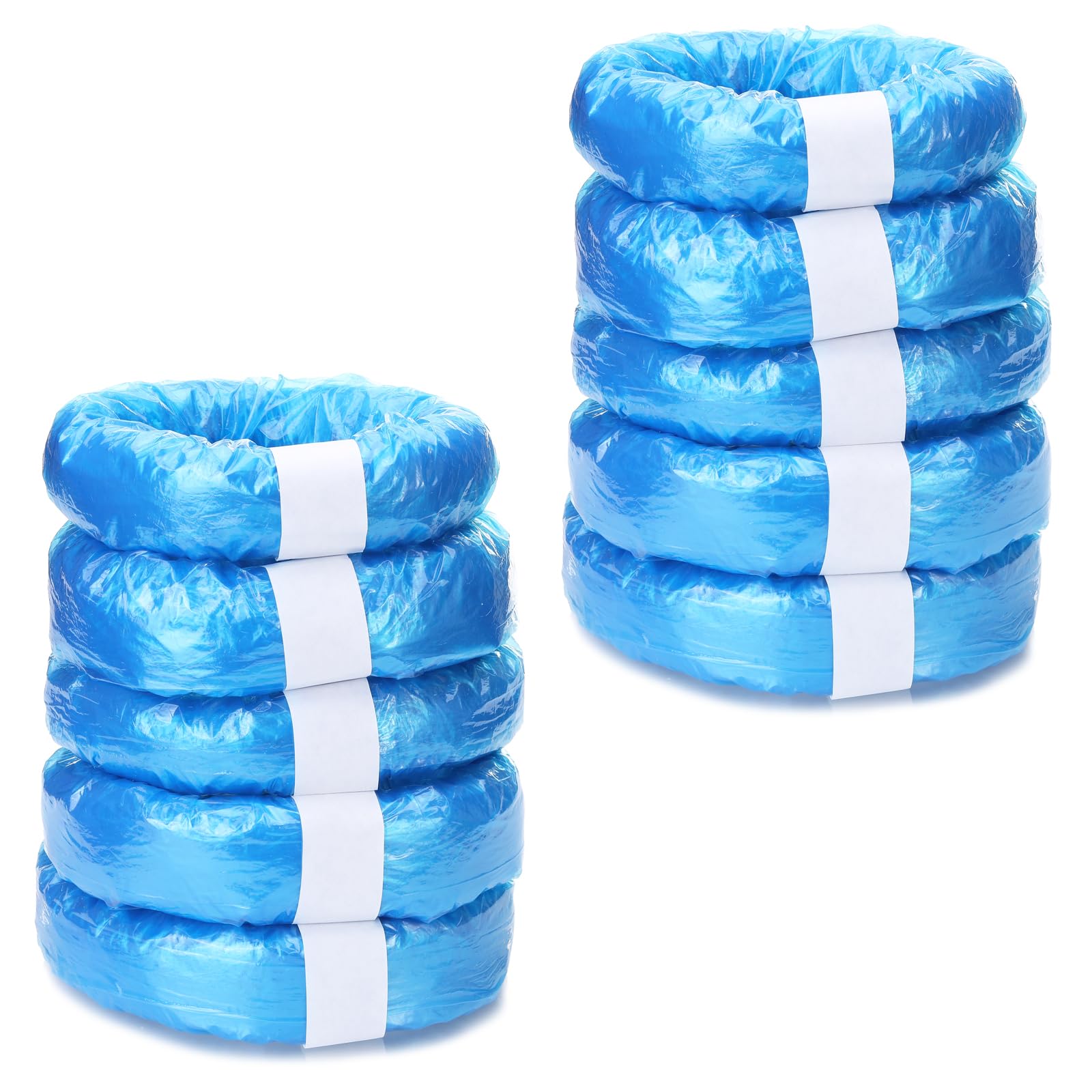 MERUYOO Pack of 10 Refill Foil Rings Refill Bags Compatible with Refill Cill for Litter Locker Nappy Bin and for Littycat Cat Litter Bucket (10)