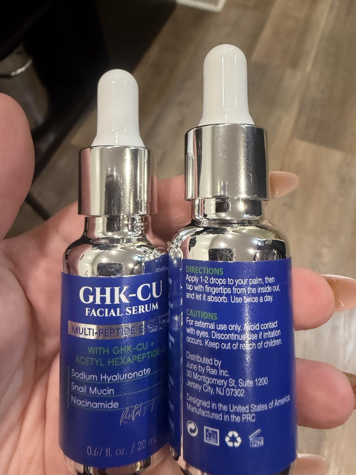 LANGCCI GHK-Cu Copper Peptides Serum for Face: Advanced Anti-Aging Serum with Multi-Peptide and Niacinamide for Fine Lines and Skin Elasticity