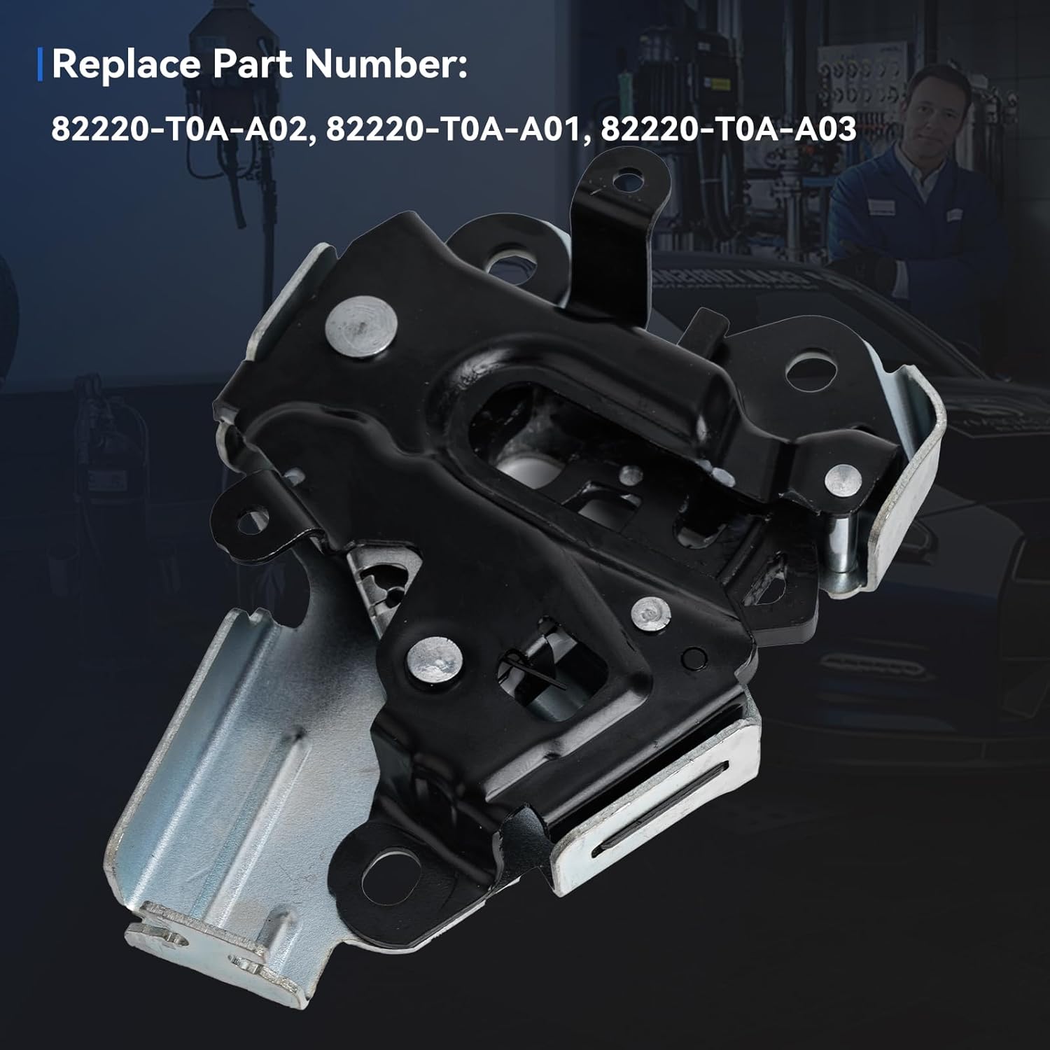 Right Rear Seat Back Lock 82220-T0A-A01 Compatible with 2012 2013 2014 2015 2016 2017 Honda CRV CR-V Replace 82220-T0A-A02 82220-T0A-A03