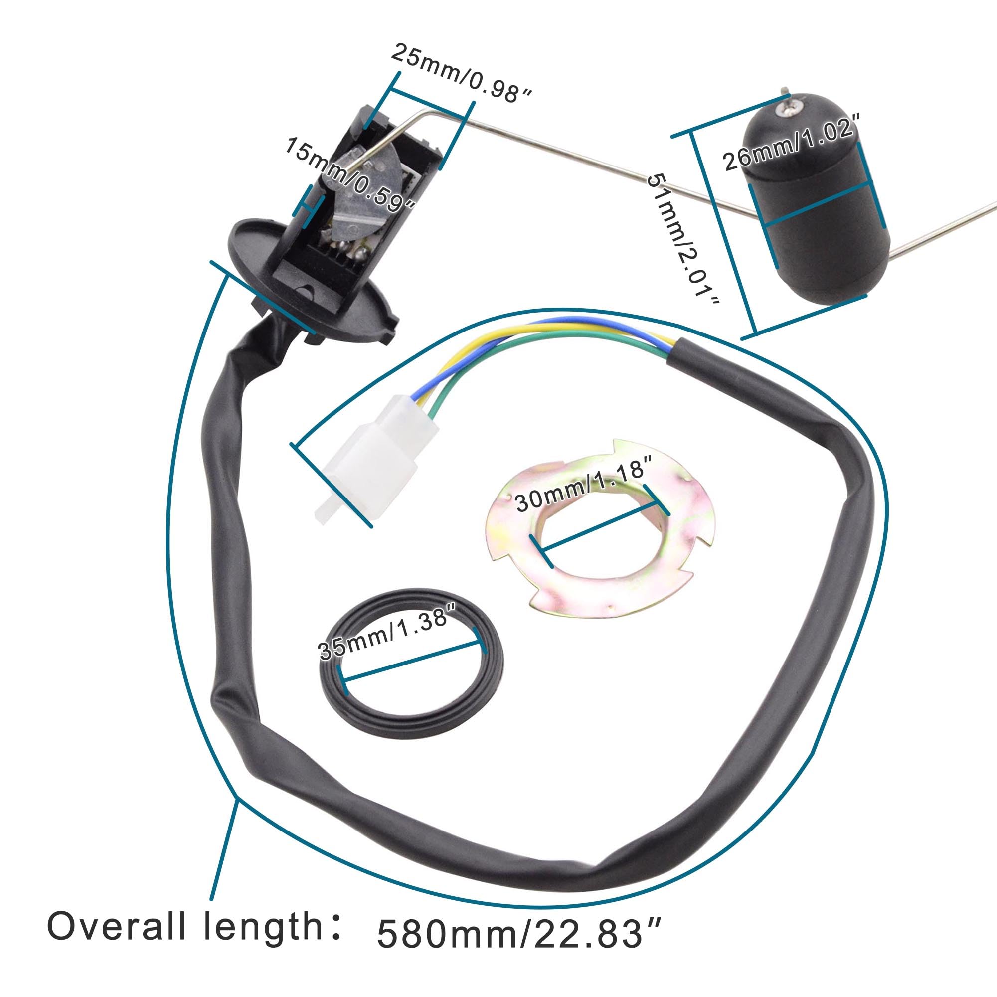Amazon.com: GOOFIT 3-Wire Fuel Tank Sensor Replacement for Helix