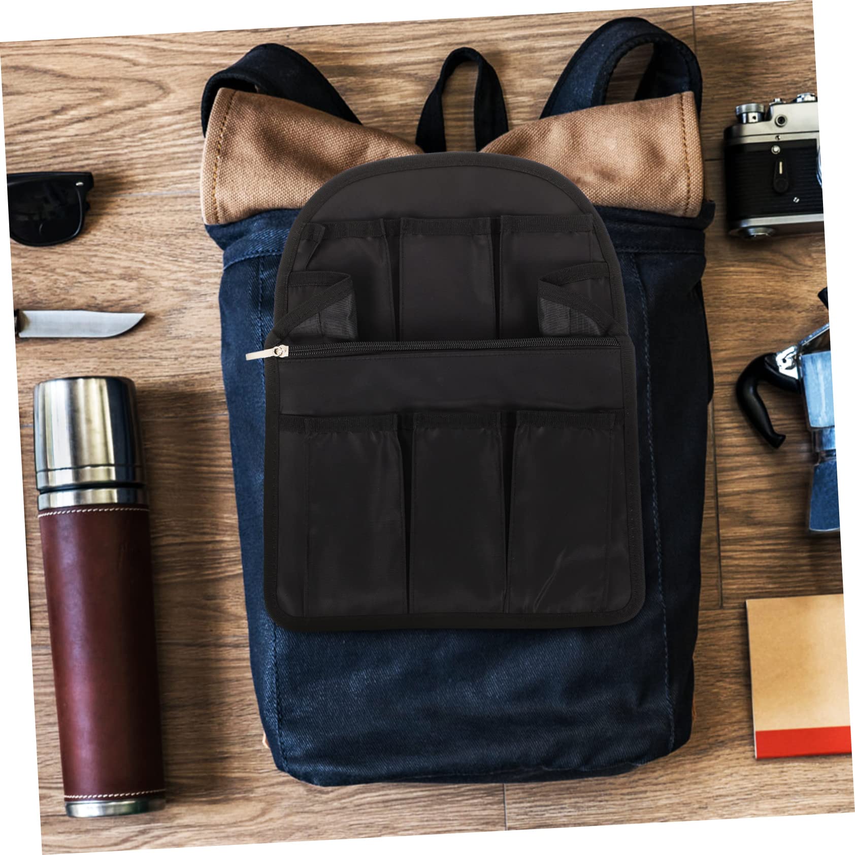 SHERCHPRY 4piezas Organizador Interior Para Mochila Bolsa De Almacenamiento Diseño y Para Negocios y Múltiples Compartimentos Para Mantener Objetos Ordenados
