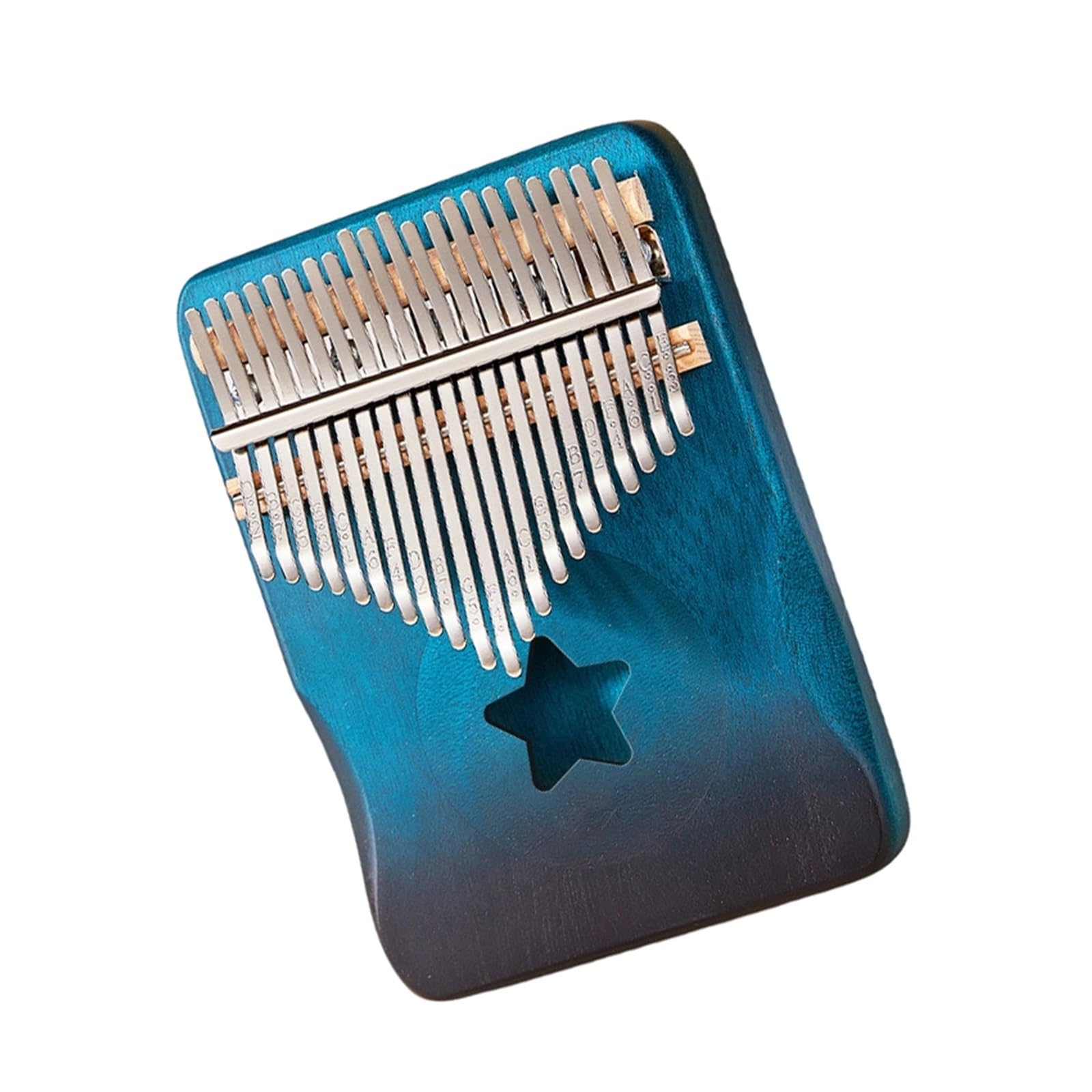 Thumb Piano 17 21 Note Kalimba Adatto A Principianti Adulti Strumento Colorato(21 sounds 1)