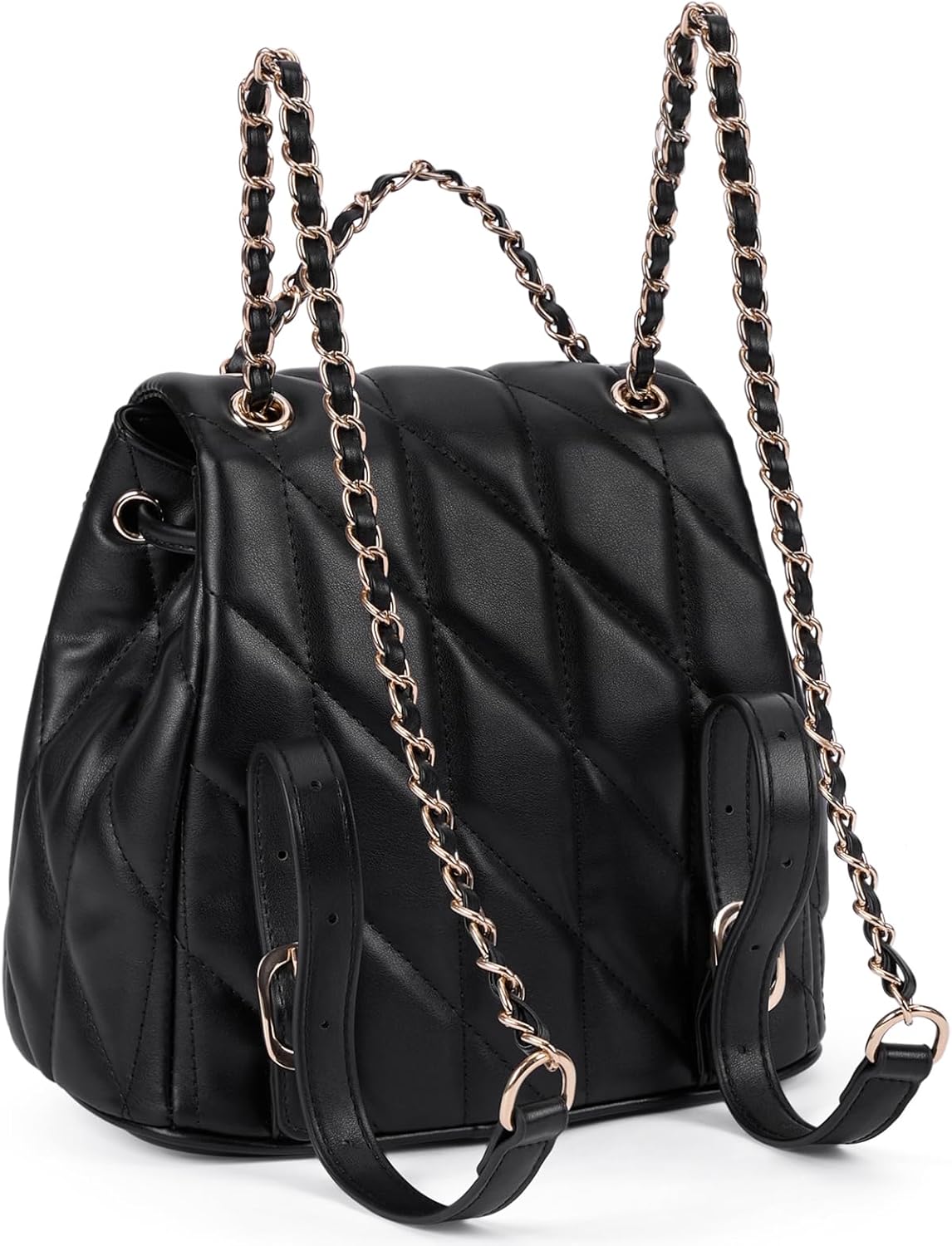 CLUCI Crossbody Bag for Women PU Leather Shoulder Bag, Convertible Small Tabby Backpack Purse for Travel - Image 7