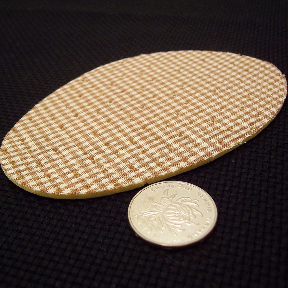 6 pares de cojines de látex transpirables para zapatos miniatura 4