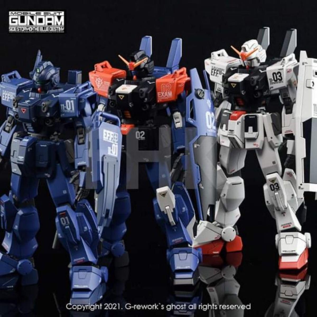 HG ブルーディスティニー1号機、2号機、3号機セット Amazon | HGUC ブルーディスティニー1号機 2号機 3号機用水転写