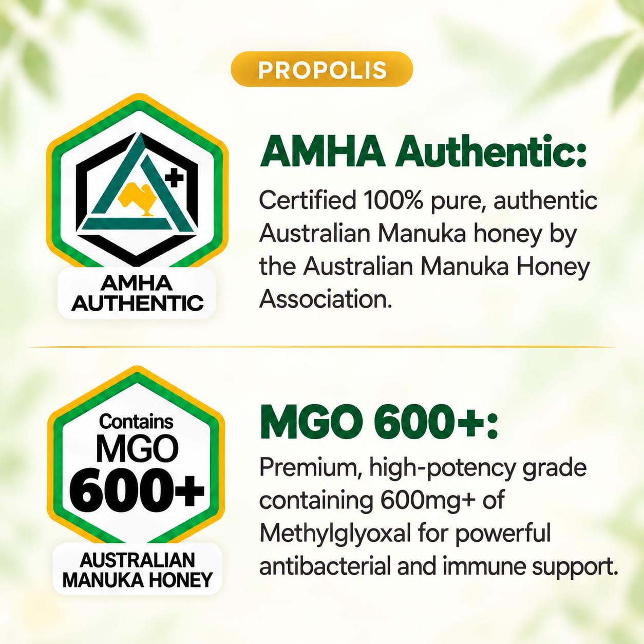 Propolis Eucalyptus & Manuka Honey Lozenges 50g — Amazon image 5