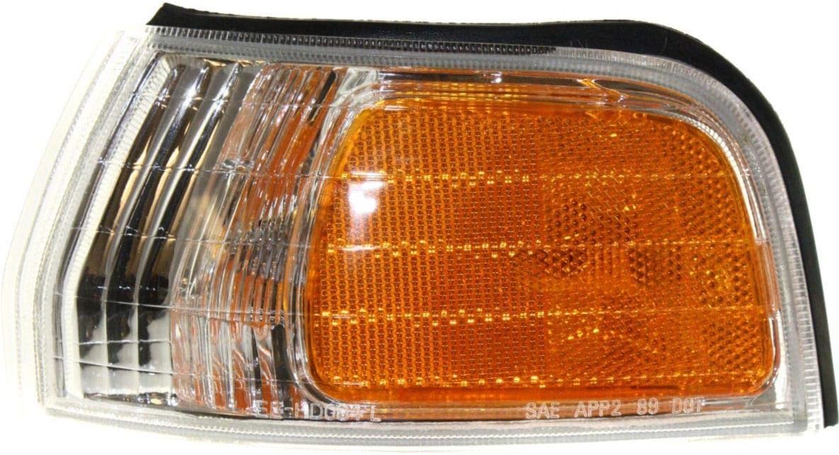 FITRITE AUTO PARTS New Front Left Driver Side Corner Lamp Assembly For 1992-1993 Honda Accord HO2550107 34350SM4A03