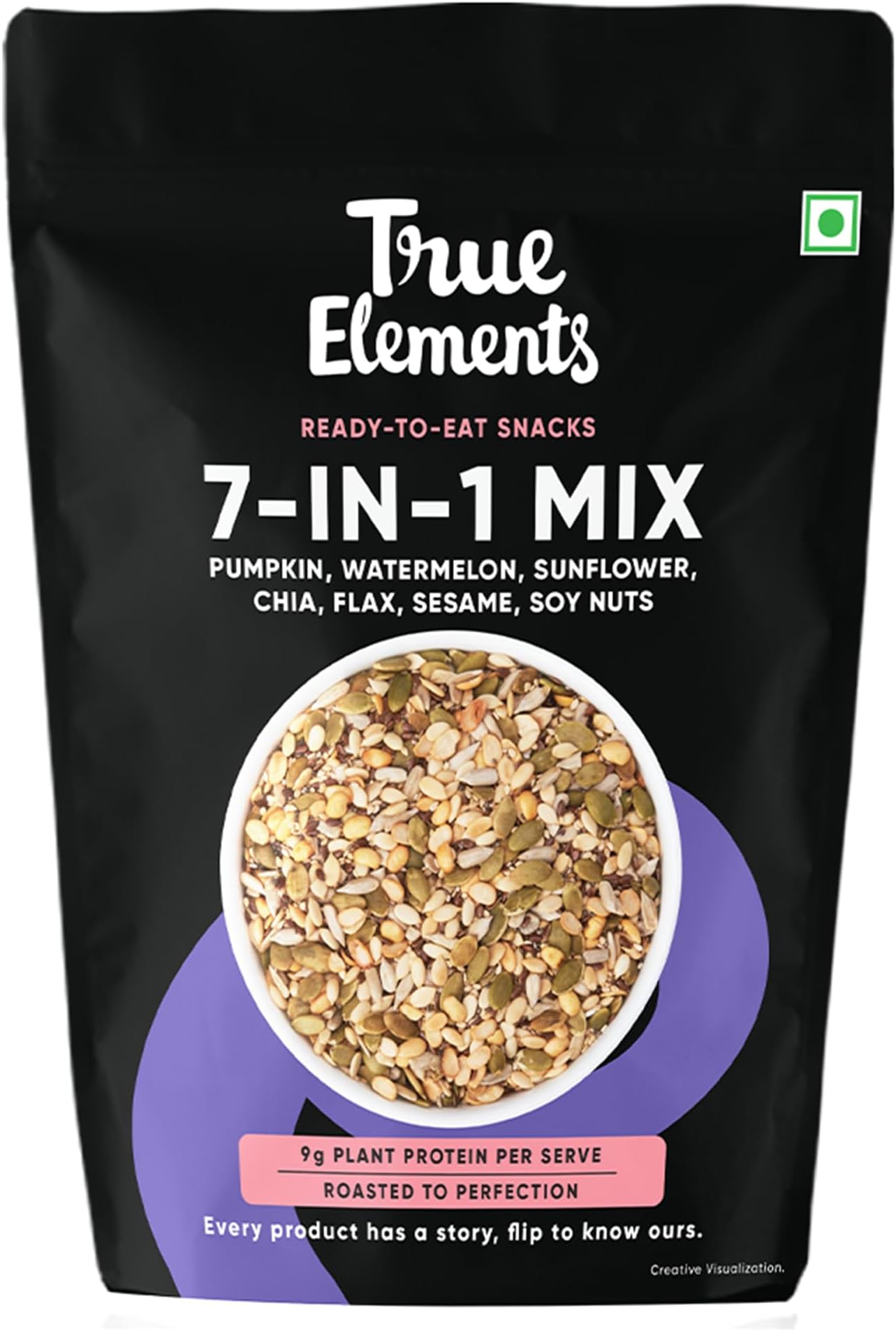 7 in 1 Seeds Mix 250g - Complete Seed Blend | 24g Protein & 16g Fibre | High Fibre Super Seeds | Perfect for Oats, Smoothies & Healthy Snacking
