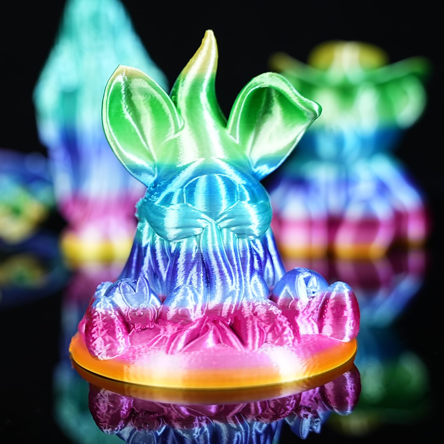 Gratkit Seda Filamento de Impresora 3D, PLA Silk Rainbow Caramelos, 1kg