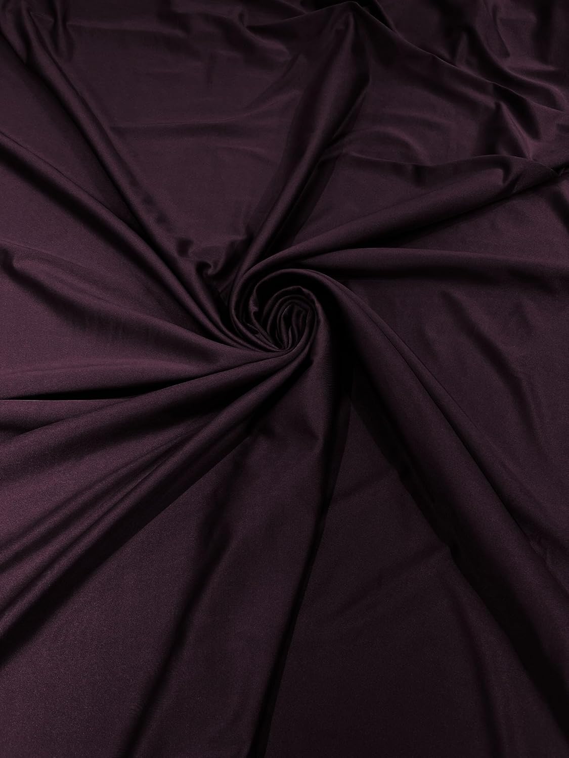 New Creations Fabric & Foam Inc, 59/60 Wide 80% Nylon 20% Spandex Fabric, Swimwear/Active wear (Eggplant, 3 Yards)