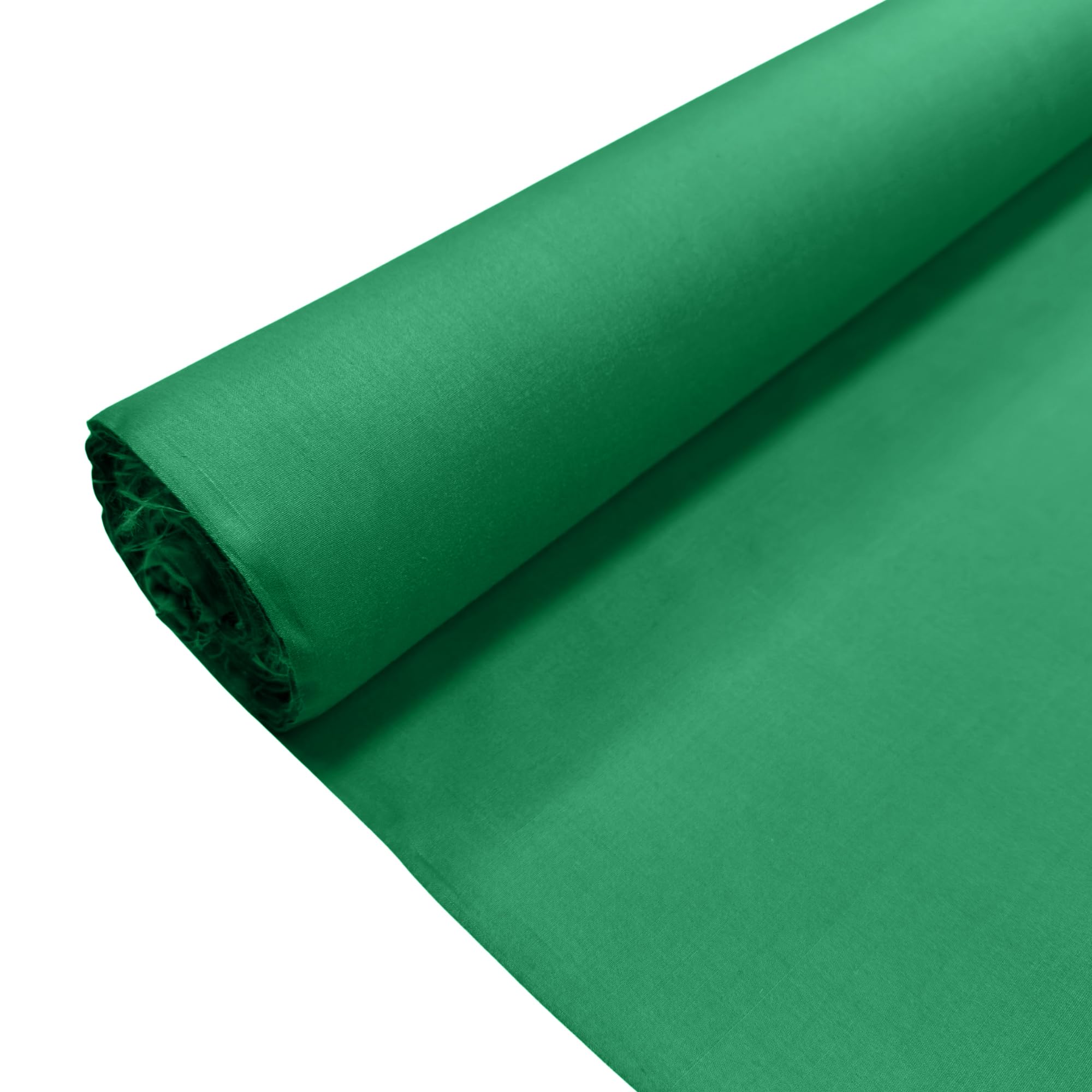 Grass Green Plain Polycotton Fabric Dress Craft Poly Cotton Material | 1 Metre (100cm x 112cm) | Soft Poly Cotton for Sewing, Dressmaking, Crafts, Bunting & Lining — image 1