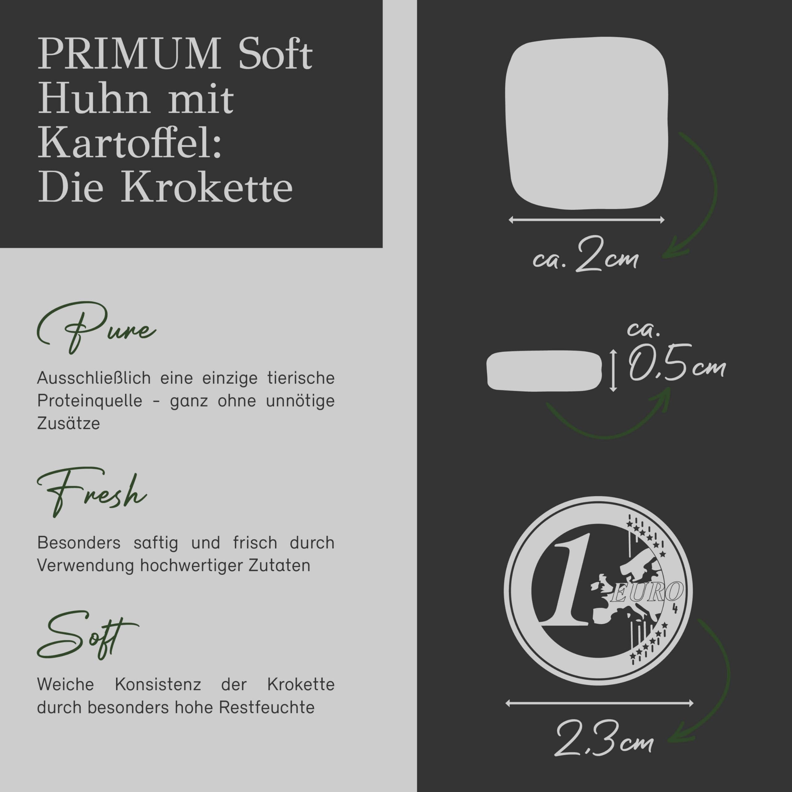Soft Maxi Adult | Halbfeuchtes Hundefutter mit 70% frischem Fleisch für große, ausgewachsene Hunde. Getreidefreies Alleinfutter ohne Zusatzstoffe im Beutel | 5kg Huhn mit Kartoffel