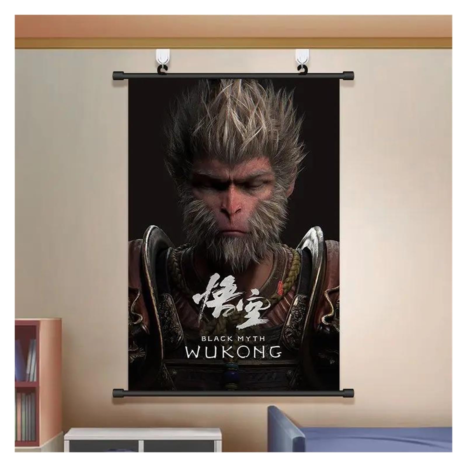 Affiche Black Myth Wukong Toile Suspendue Décoration Murale de Chambre