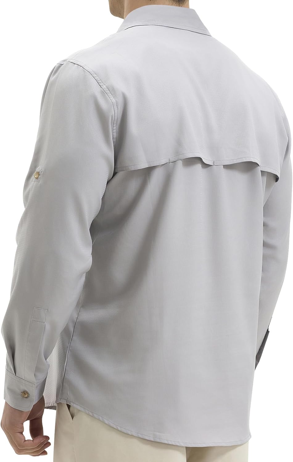 Mens Long Sleeve Sun UV Protection Shirt Cooling Quick Dry Fishing Shirts for Travel Outdoor Camping Hiking UPF 50+ - Image 2