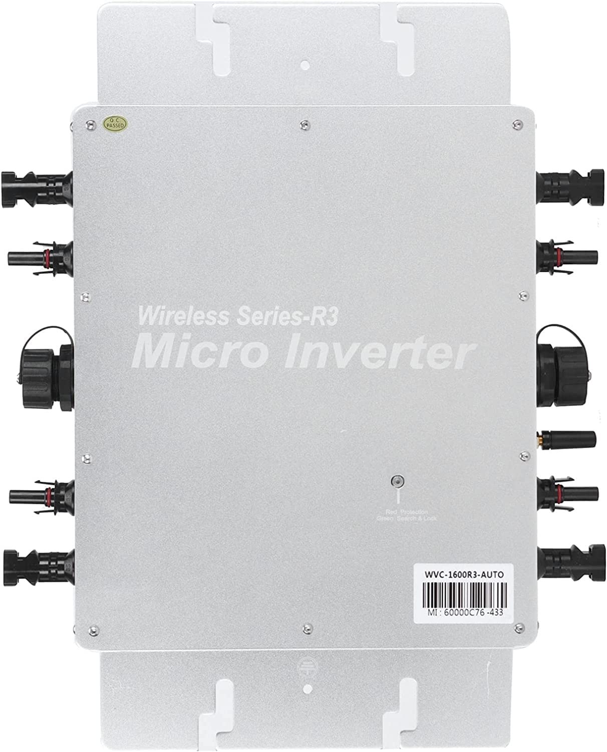 WVC 1600W Grid Connect Solar Inverter IP65 Impermeabile Rilevamento Automatico AC Micro Inverter 120/230V