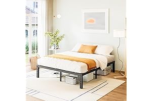 Sturdy Queen Bed Frame No Box Spring Required: Optimal Night's Rest Experience