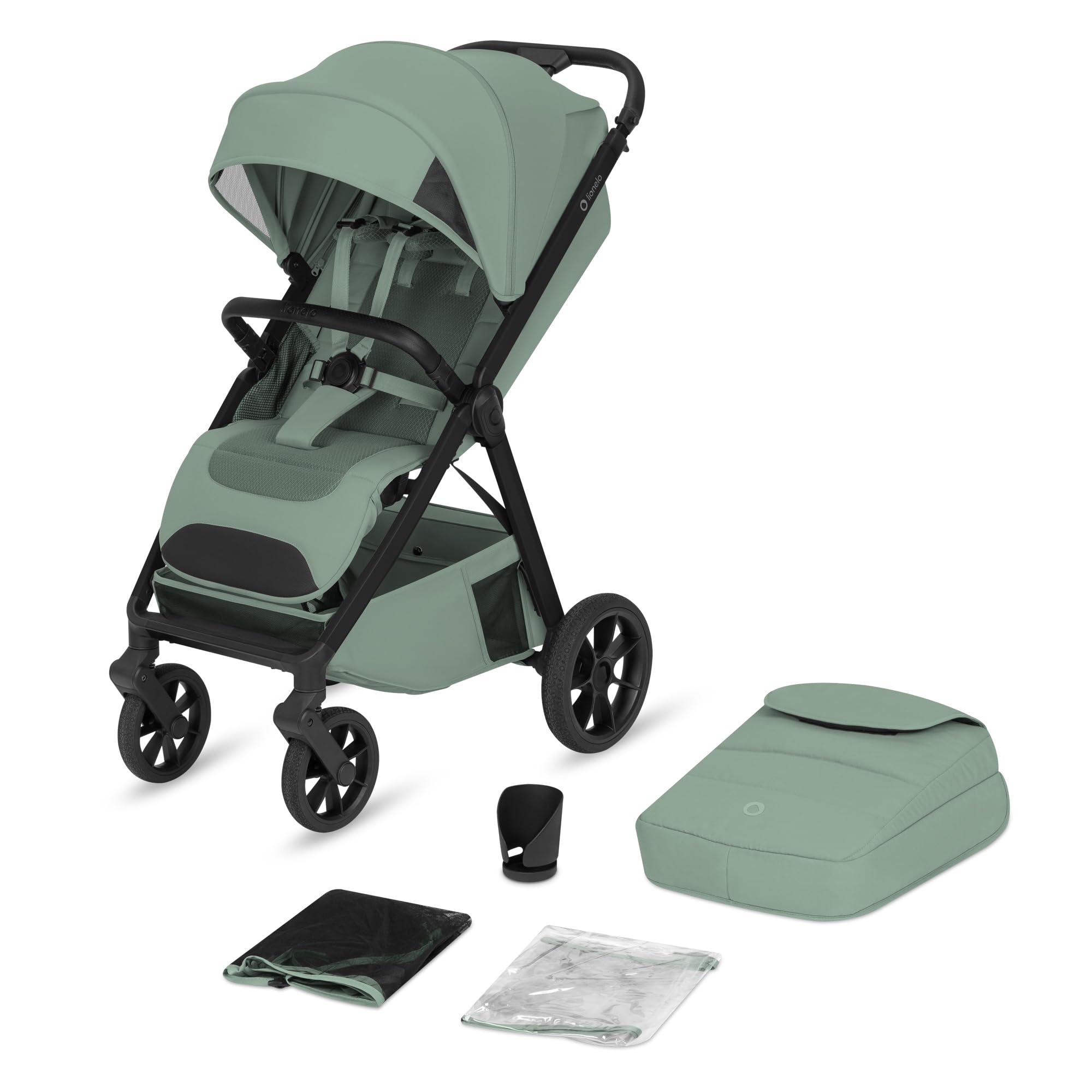 Lionelo Bett Silla de Paseo hasta 22 kg, Plegable, Reclinable, Ventilada