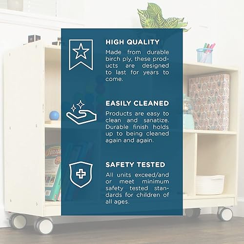 Miniatura 8 de Mesa de centro para niños, mesa de centro de lectura para niños pequeños, guardería, preescolar, aula o sala de juegos, muebles para niños, montaje