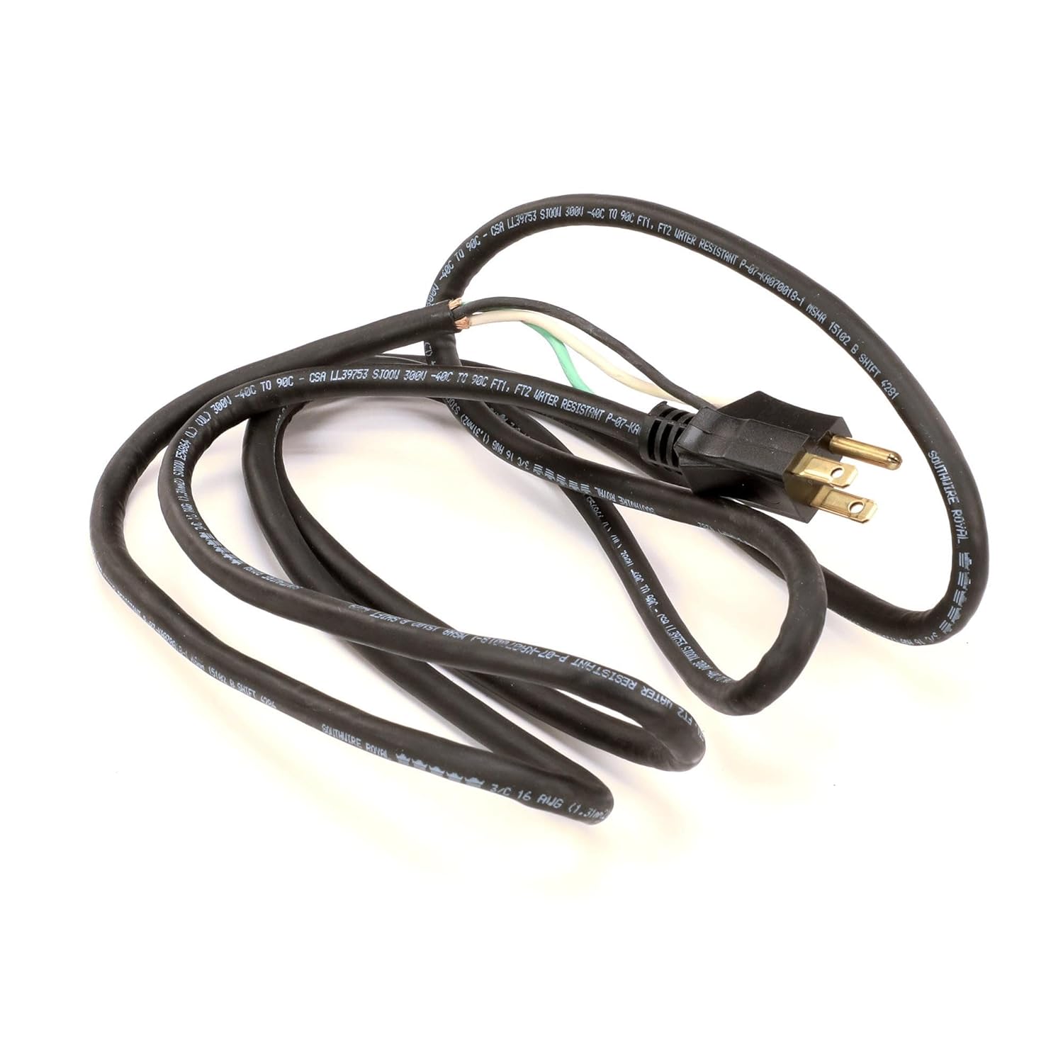 Cleveland KE54821-8 Elect Cord with Plug-7Ft 16/3Awg/