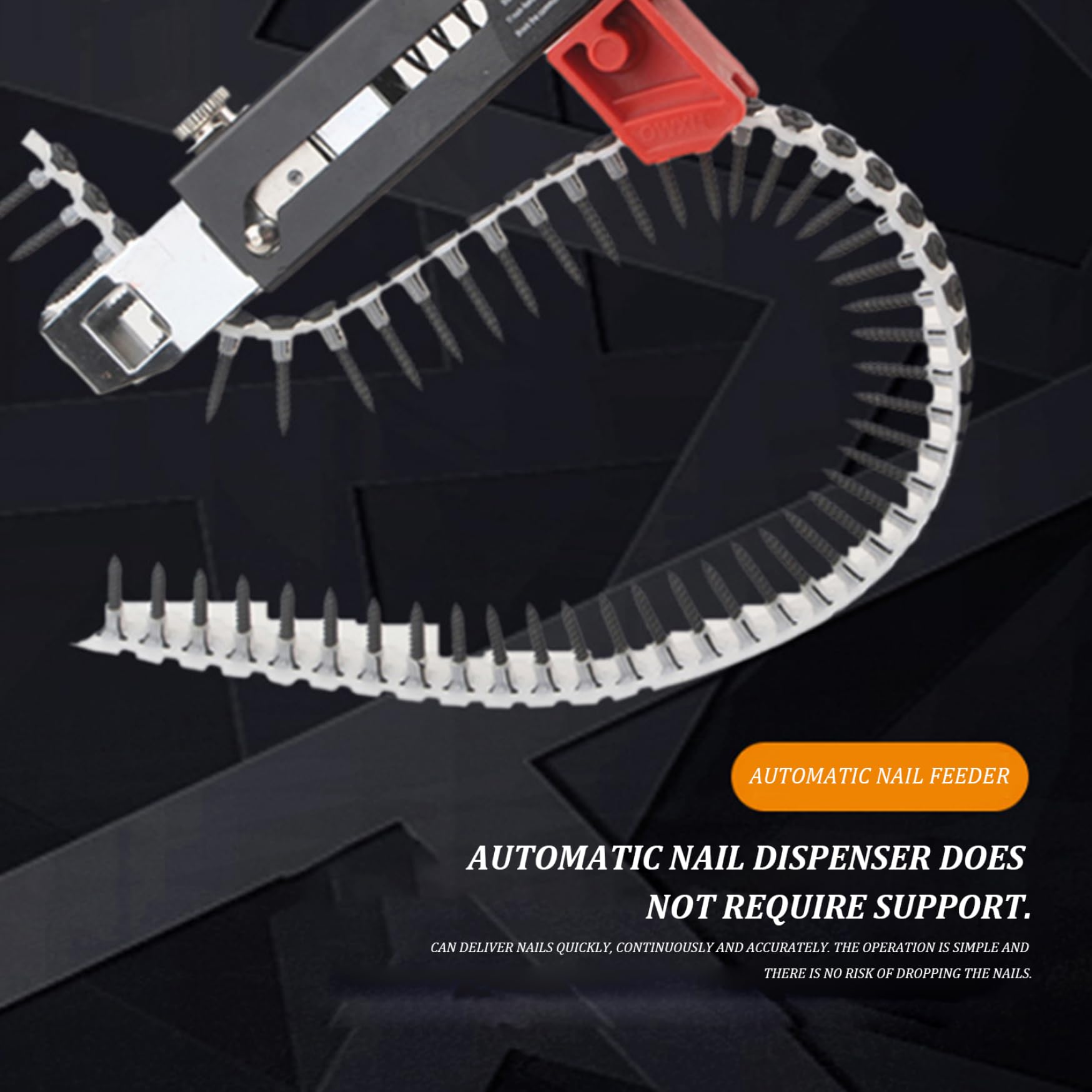 Pistolet à vis Sheetrock, fixation de pistolet à vis pour cloisons sèches, perceuse électrique assemblée automatiquement, équipement de serrage clous, outil travail du bois pour les amateurs