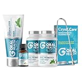 Dental Care Kit 6-In-1 Oral Hygiene Products for Adults&colon; Oral Probiotics for Teeth & Gums&comma; Nano Hydroxyapatite Toothpaste&comma; Natural Breath Freshener Oil&comma; Tooth Sensitivity Treatment & Tongue Scraper