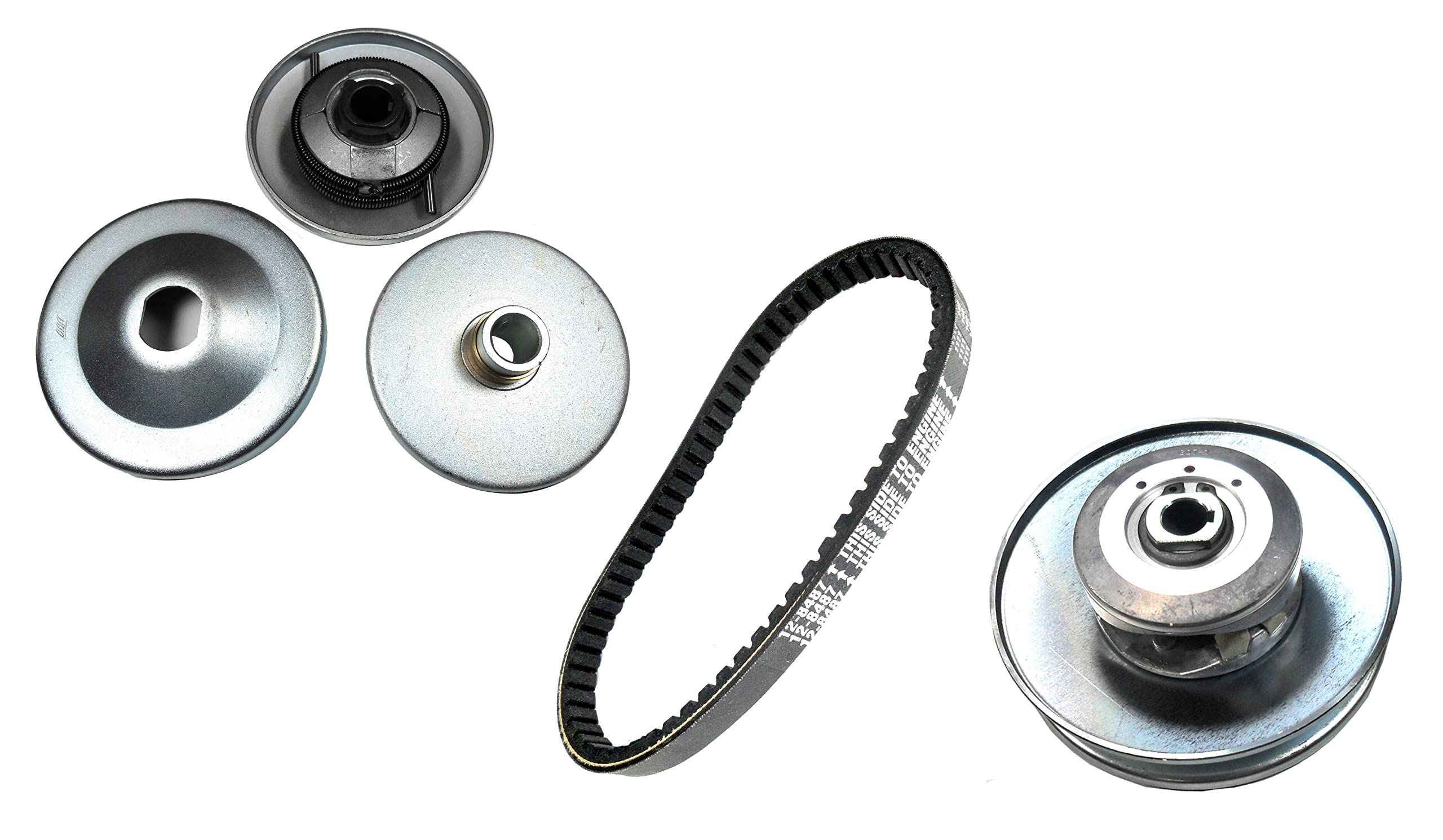 Amazon.com: Torque Converter, Drive Belt & Driven Pulley (Rear