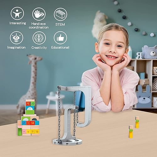 Miniatura 6 de NOONSIAL Tensegrity - Kit de construcción de escultura, juguete de ladrillos de equilibrio de mesa tensegrity para niños mayores de 6 años
