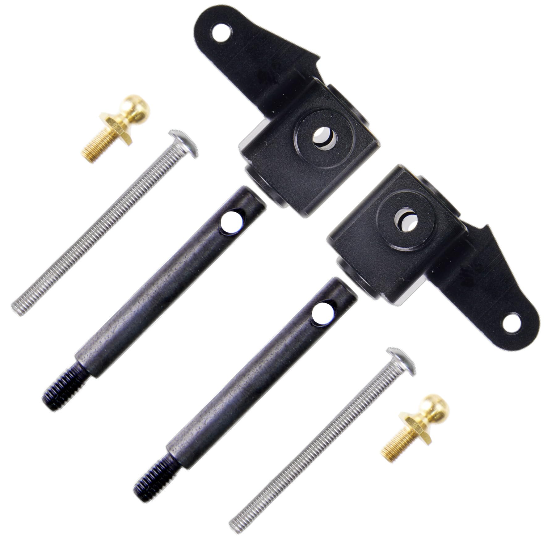 TOOMOD ORV Chassis Aluminum Front Knuckle Arm Set for 1/10 Tamiya Blackfoot III/Monster Beetle/Frog/Subaru Brat ORV Chassis Upgrades Parts