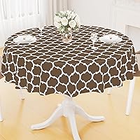 Vista 13 de Smiry - Mantel rectangular de vinilo impermeable con reverso de franela, lavable, a prueba de derrames, para mesa rectangular, comedor, campamento