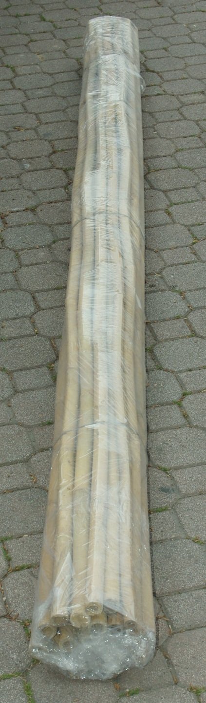 25 Canne Bamboo Bambù cm 240 x Ø mm 22-24
